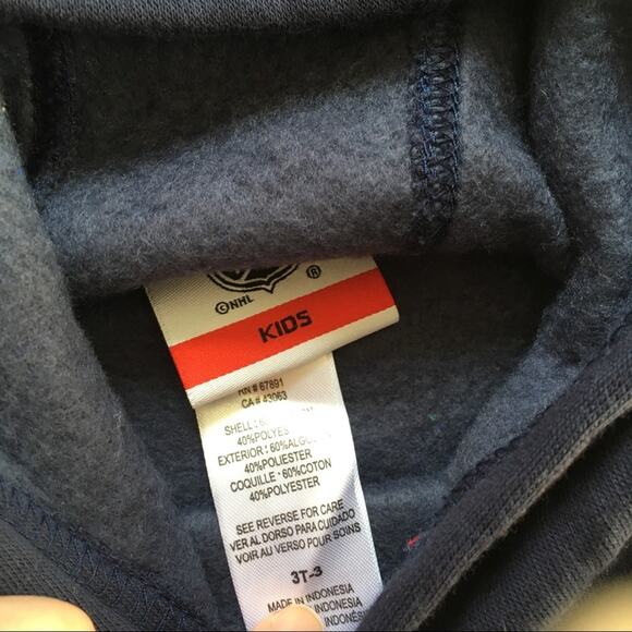 NHL Montreal Canadians Hooded Hockey Sweatshirt in Navy - Picture 4 of 5